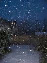 snowing